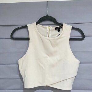 Cream color crop top
